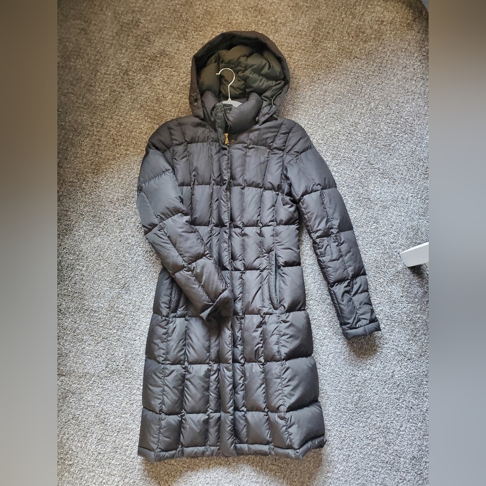 The North Face Womens Hooded 550 Down Puffer Parka Size XS